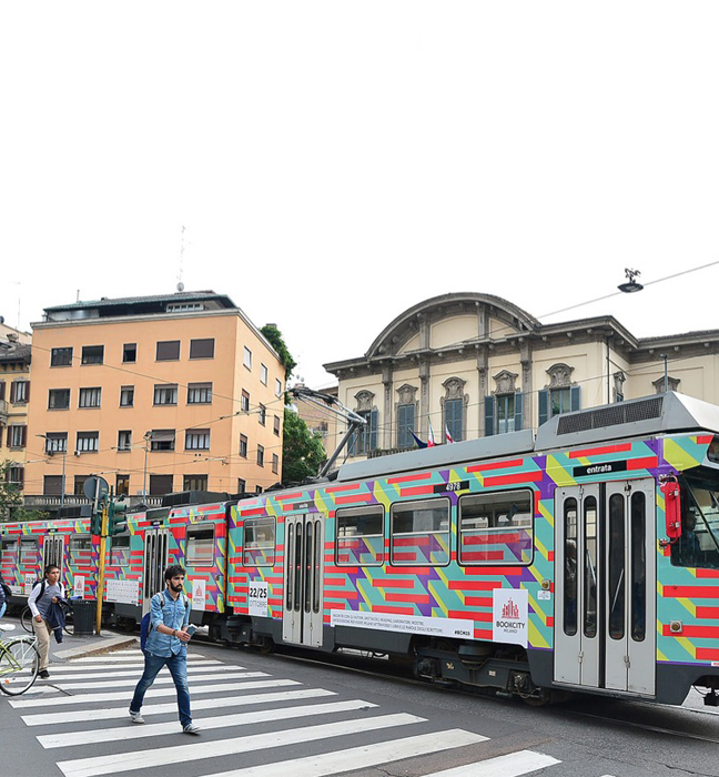 #BCM15 Tram in giro per la città di Milano